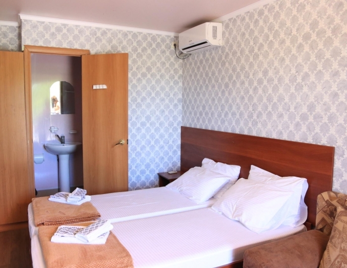 4-местный номер стандарт семейный - Отель Eco Paradise / Эко Парадиз Цандрыпш